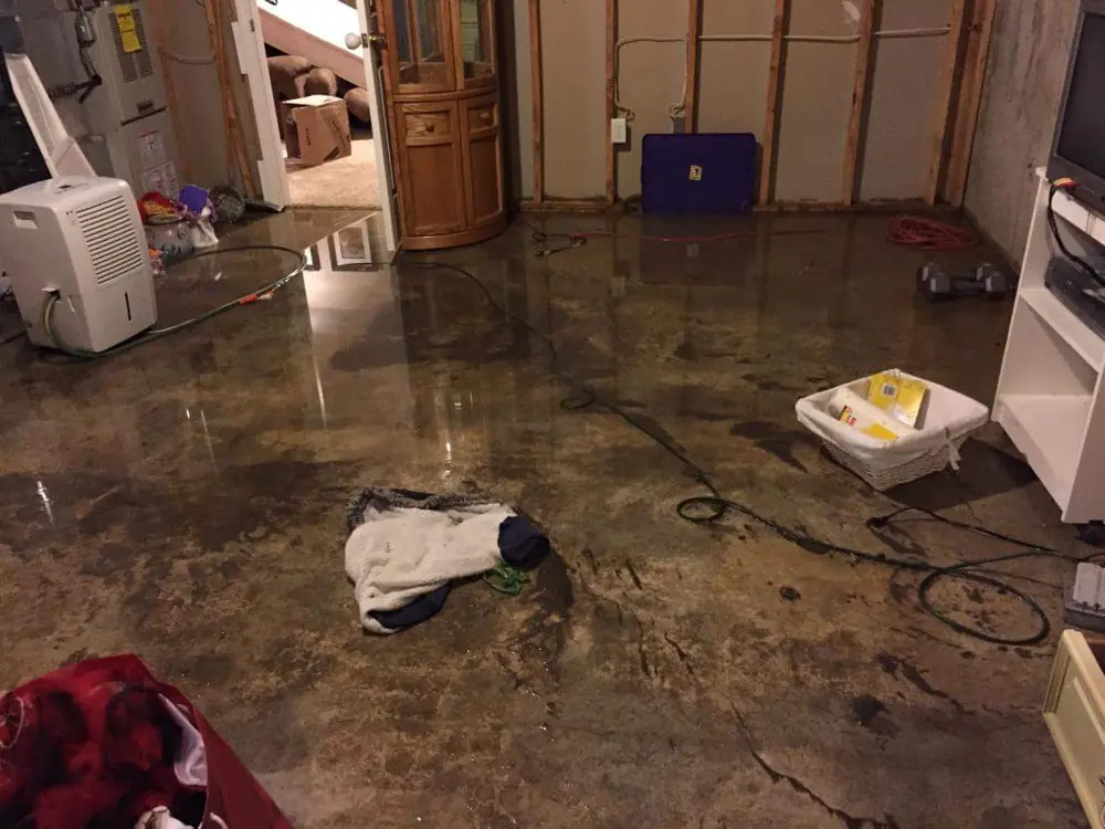 Restoration equipment on a Fort Collins job